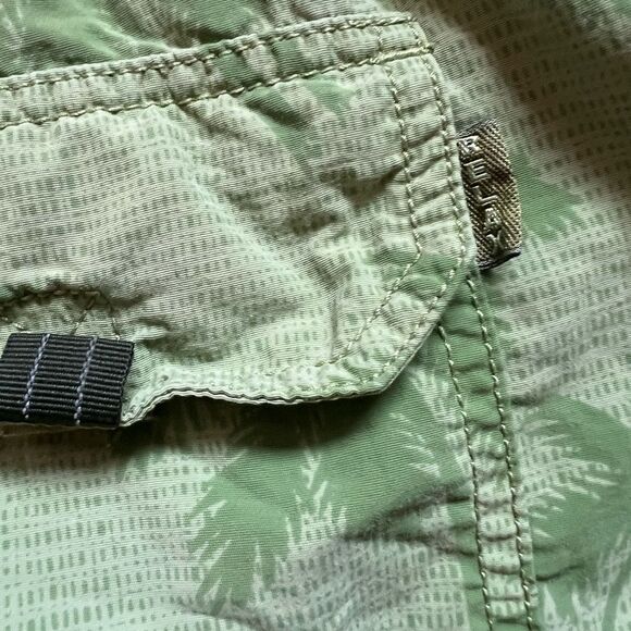 Tommy Bahama Relax Swim Trunks Green w/palm Trees, Sz Large,  drawstring elastic - Picture 8 of 11
